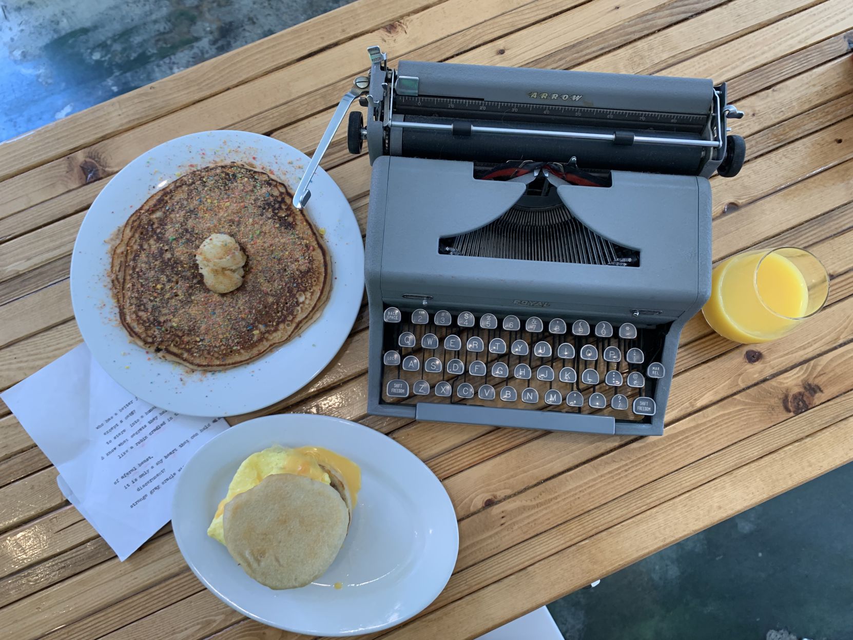 Poetry and Pancakes